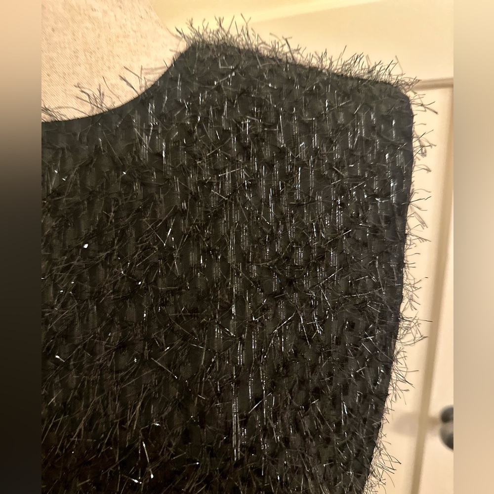 NWOT COS Black Textured Sleeveless Dress - Picture 1 of 10